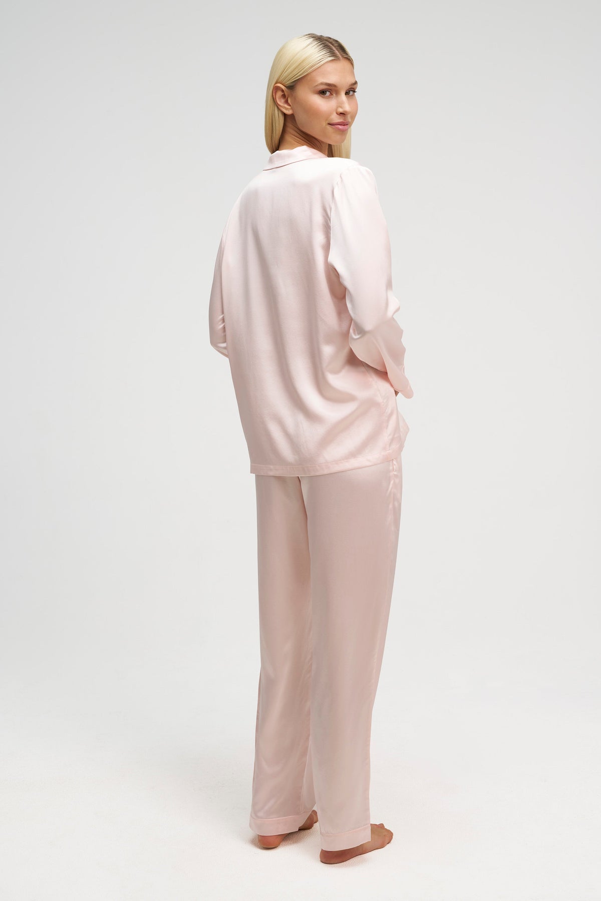 Long Premium Silk PJ Set