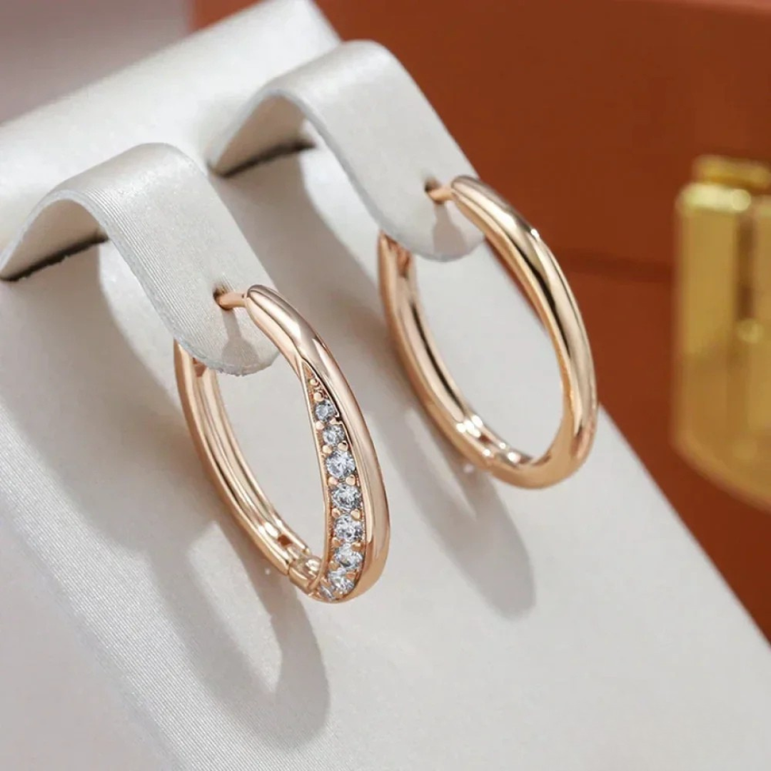 Chic Gold Hoop Earrings