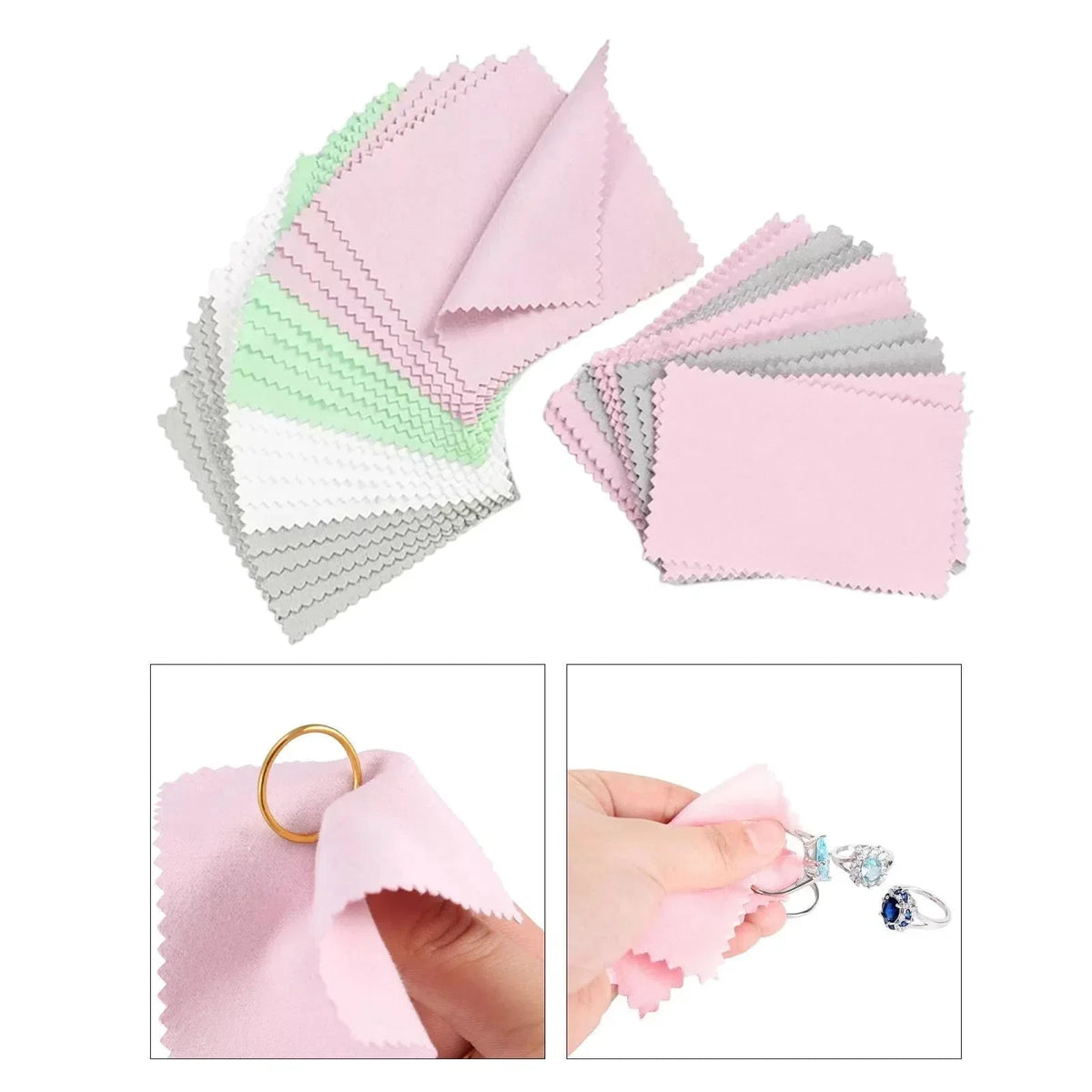 Claire's premium jewelry cleaning wipes
