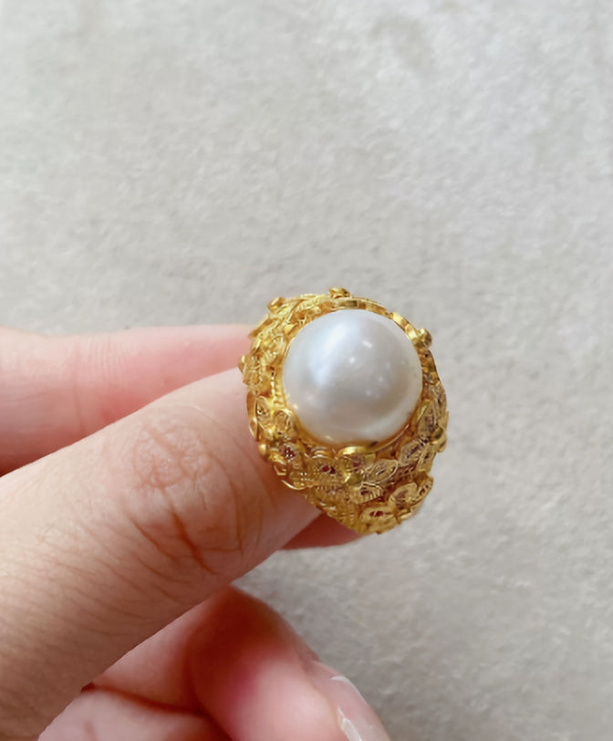 Pearl Gold Ring