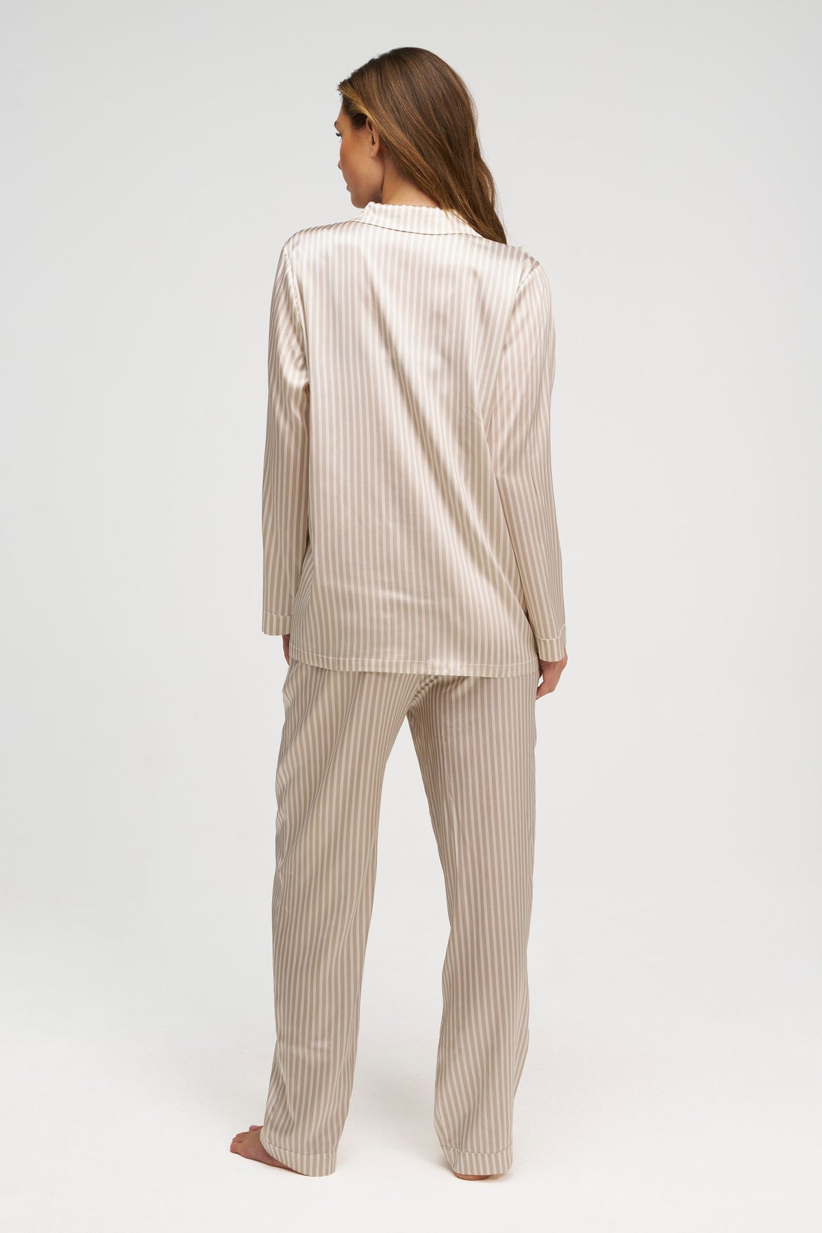 Long Premium Silk PJ Set