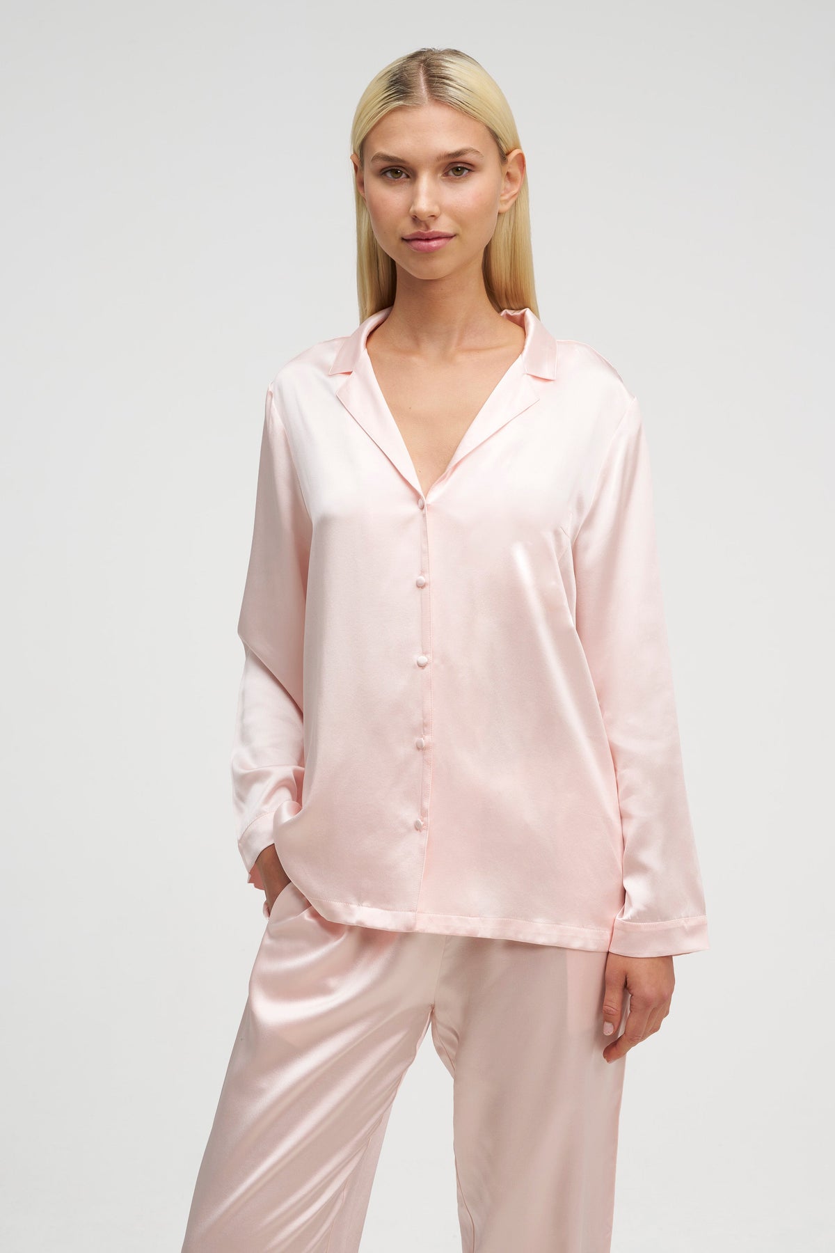 Long Premium Silk PJ Set