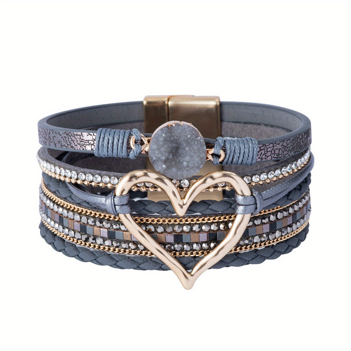 Bohemian Multi-Layer Leather Bracelet