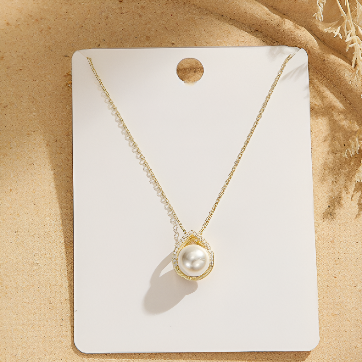 Elegant Pearl Drop Necklace