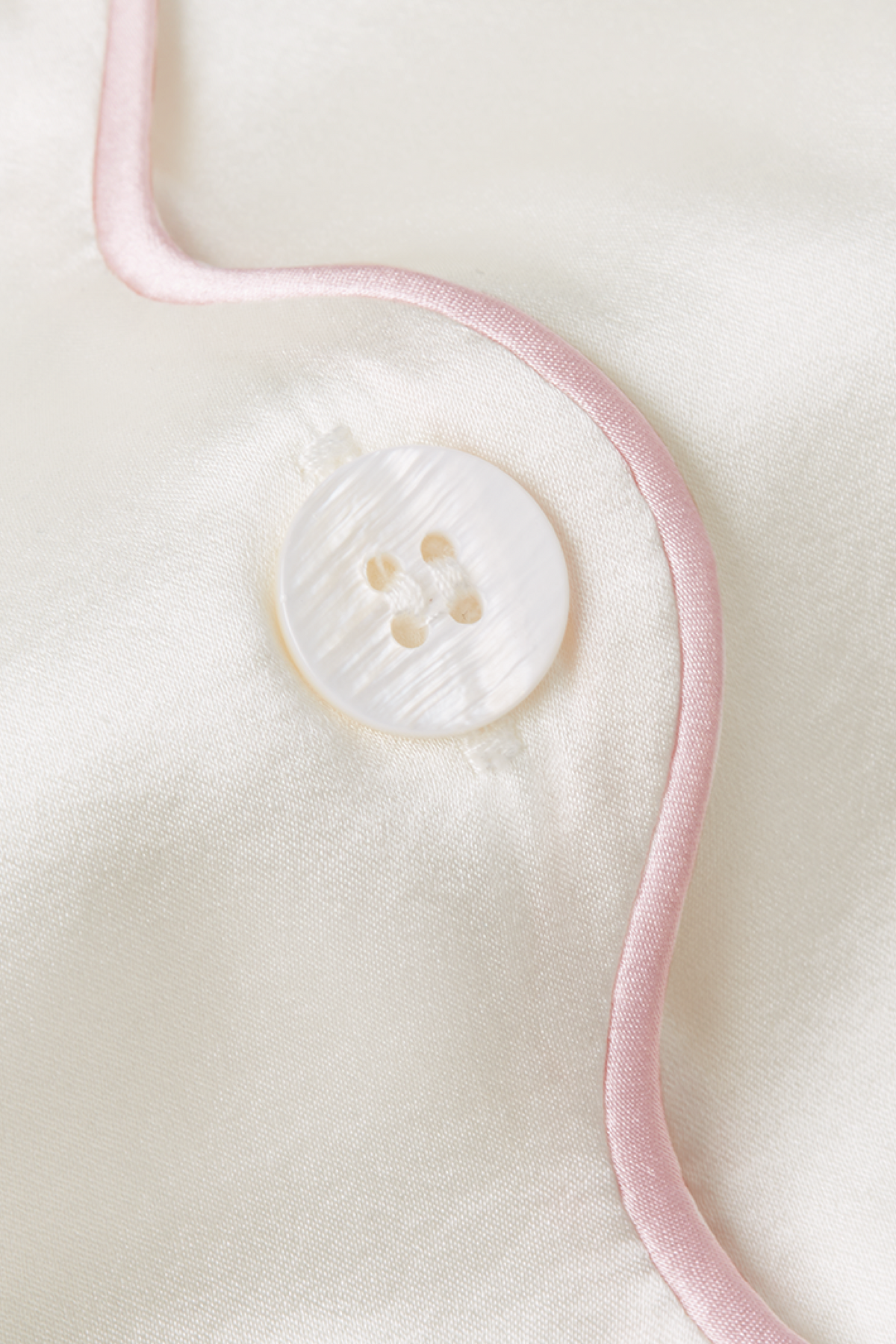 Scalloped Silk PJ Set