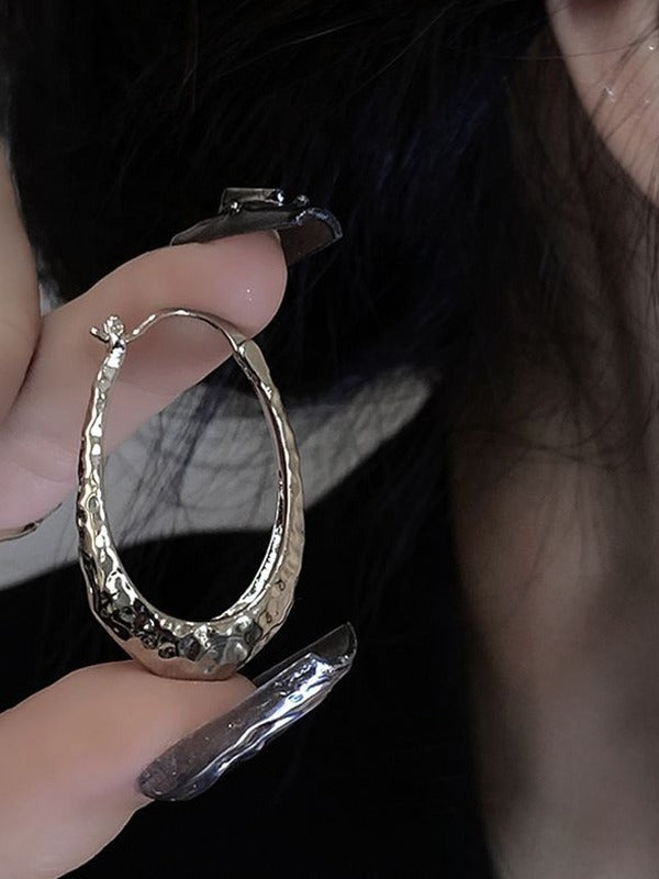 Vintage Old Hoop Earrings